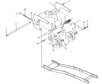 Mule Drive Diagram and Parts List for 319 325-190100 Cub Cadet Lawn Tractor